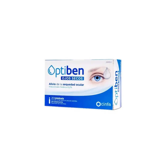 Optiben Ojos Secos 20 Monodosis