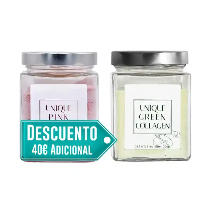 Pack Duplo Unique Pink Collagen + Green Collagen