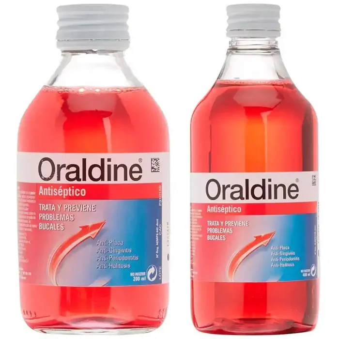 Pack Oraldine Colutorio Antiséptico 400 ml + 200 ml