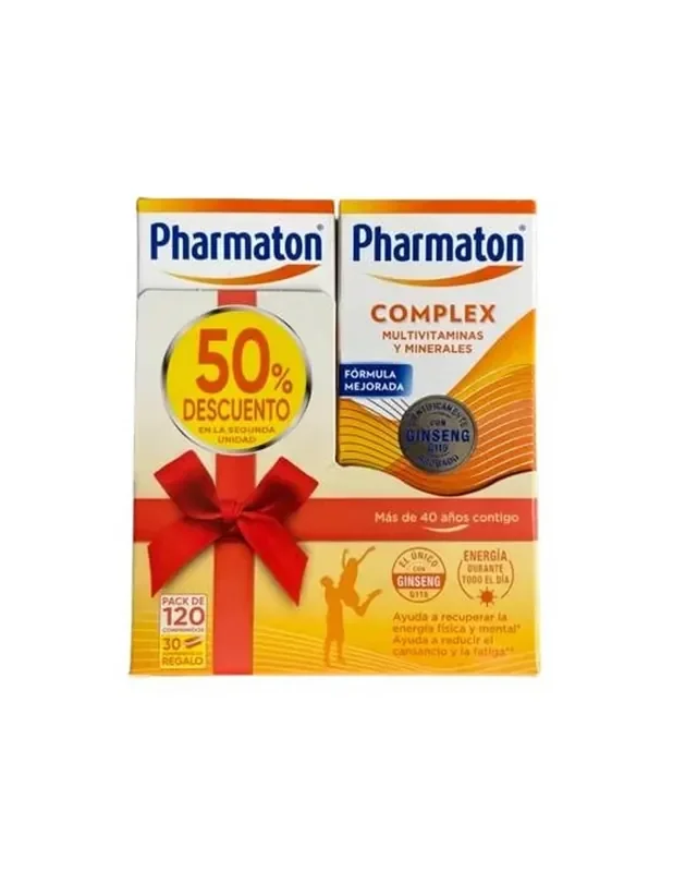 Pharmaton Complex 2 Envases 60 Comprimidos Pack