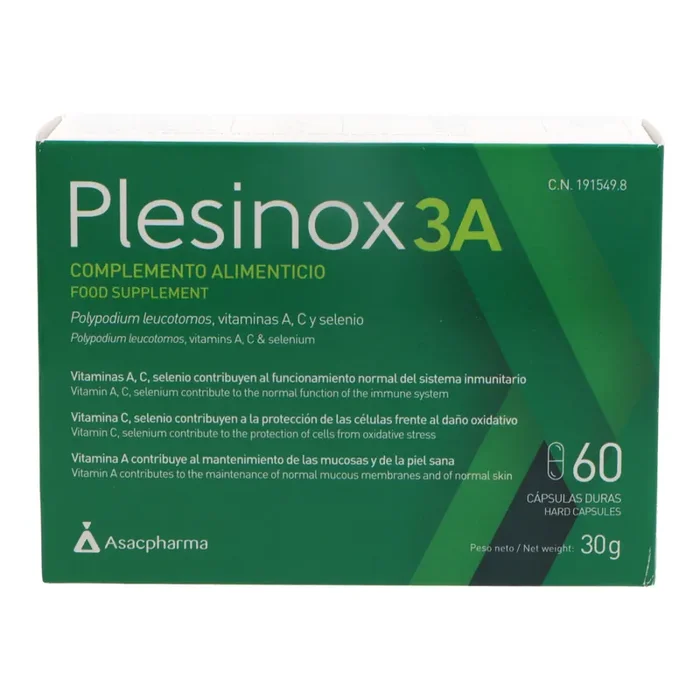 Plesinox 3 A 60 Capsulas