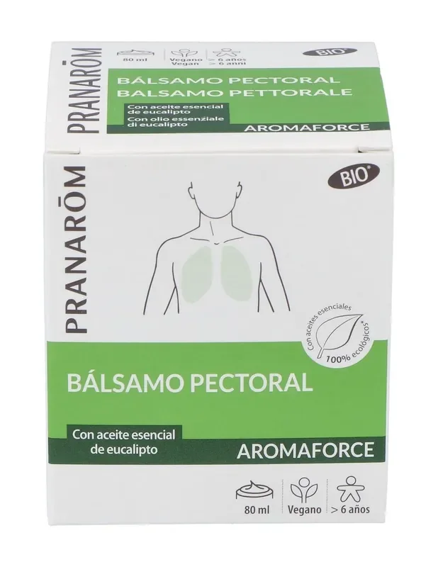 Pranarôm Aromaforce Bálsamo Pectoral Bio 80Ml