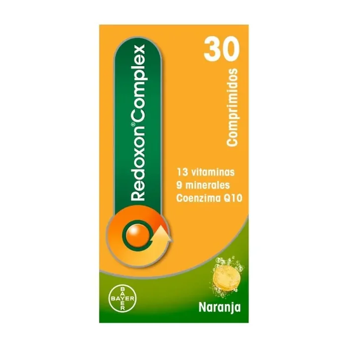 Redoxon Complex 30 Comprimidos Efervescentes Naranja