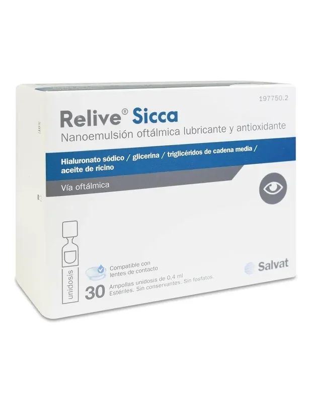 Relive Sicca, 30 Ampollas Monodosis
