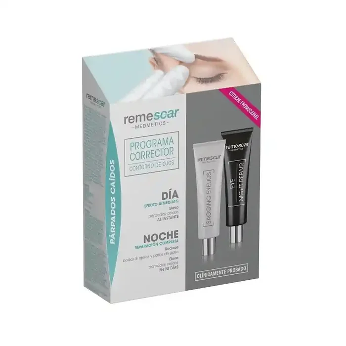 Remescar programa corrector contorno ojos parpados caidos 2×8 ml