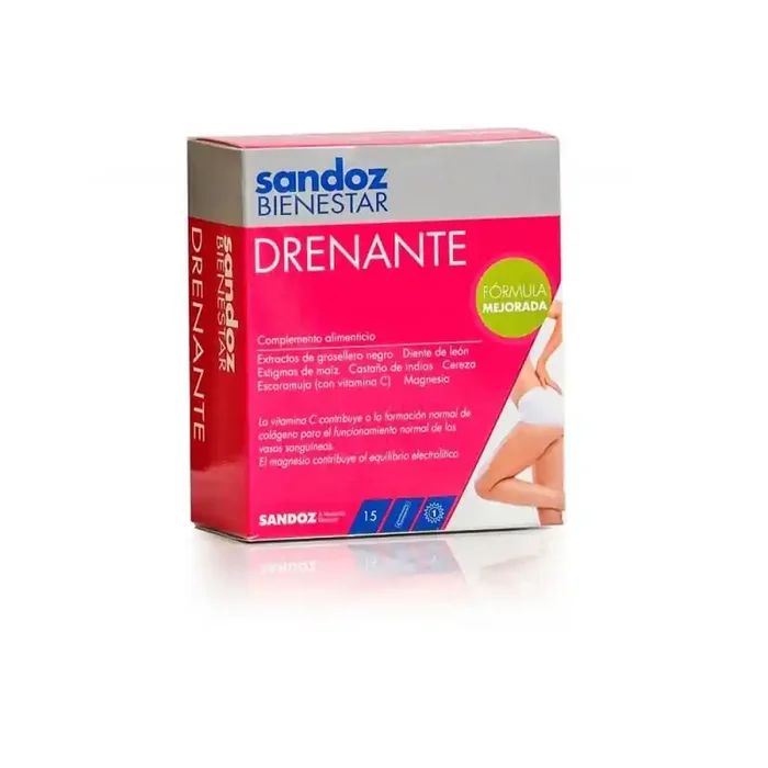 Sandoz Bienestar Drenante 15 Ampollas