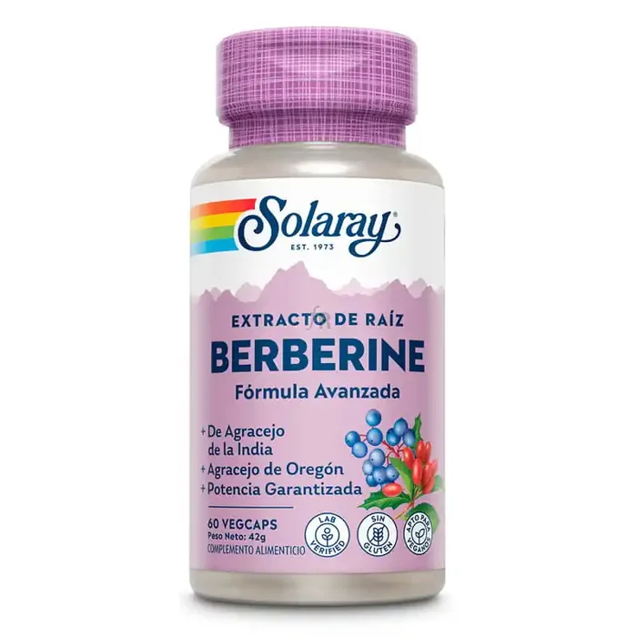 Solaray Berberine 60 Cápsulas