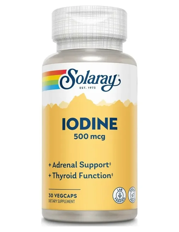 Solaray Iodine 500Mcg 30Caps