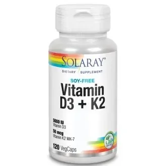 Solaray Vitamina D3 +k2 120 Caps