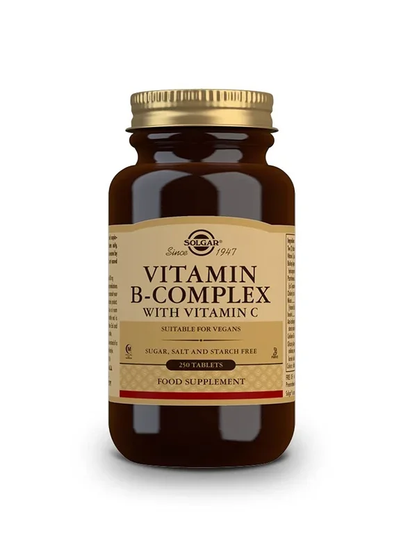 Solgar B-Complex con Vitamina C 250 Comprimidos