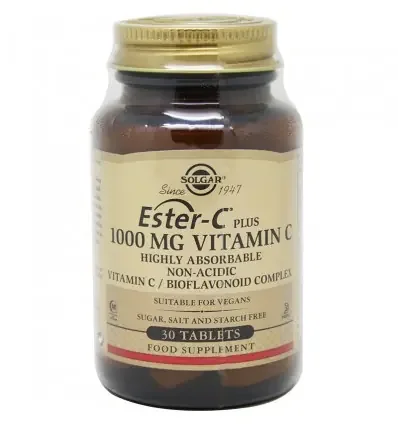 Solgar Ester C 1000 mg 30 Comprimidos