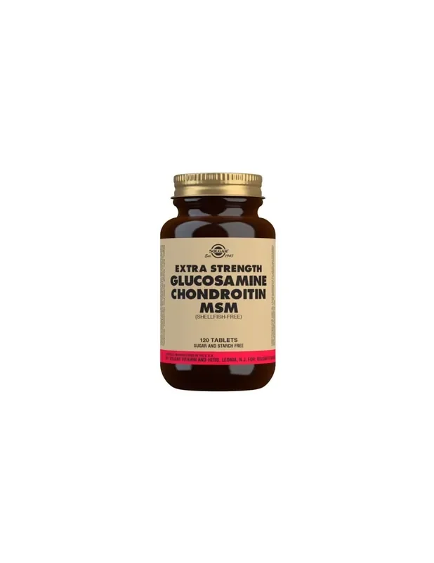 Solgar Extra Strength Glucosamine Chondroitin MSM 120 Comprimidos
