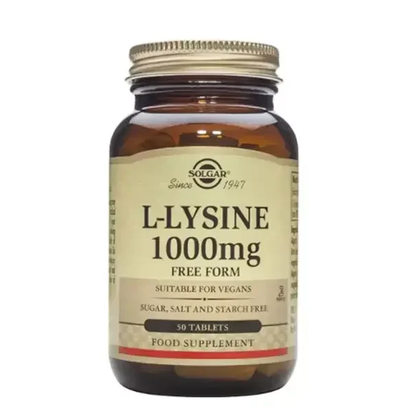 Solgar L-lisina 1000mg 50 Cap(x)