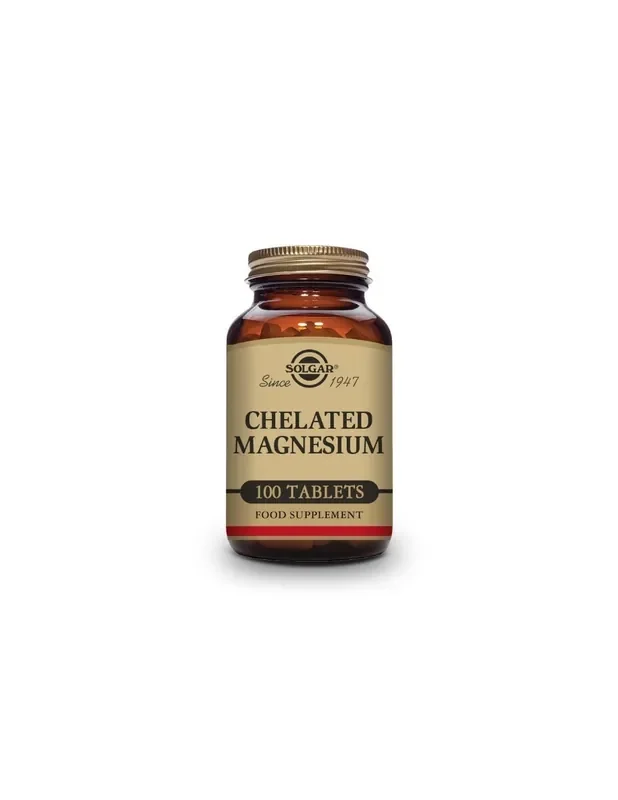 Solgar Magnesium Chelated 100 Tabletas