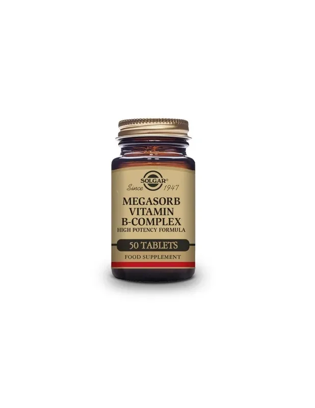 Solgar Megasorb Vitamina B-Complex 50 Comprimidos