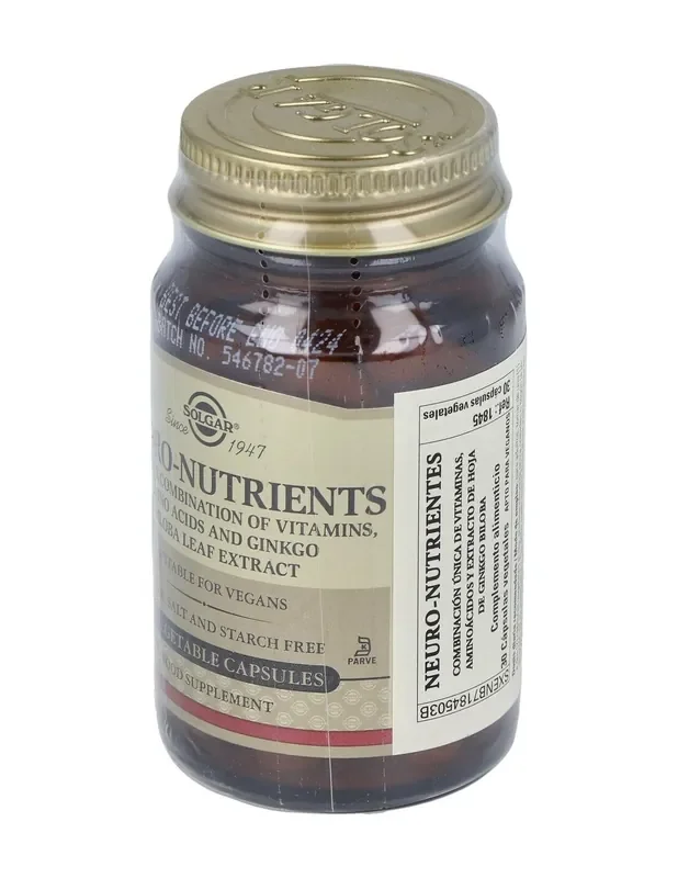 Solgar Neuro Nutrientes 30 Caps