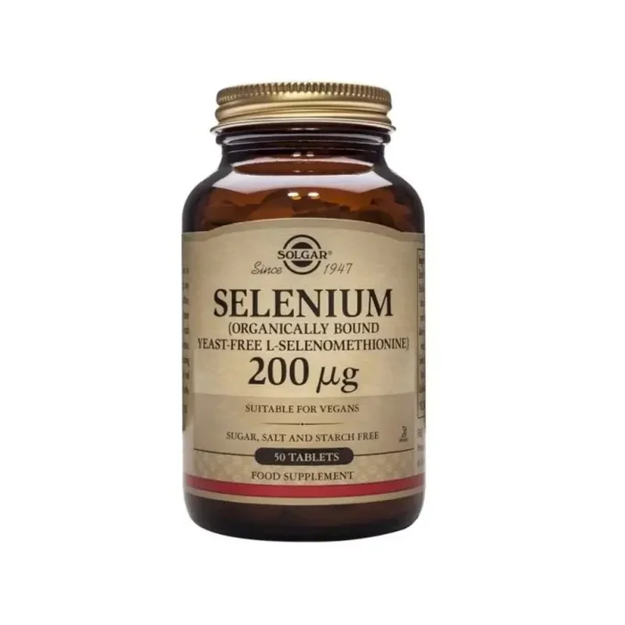 Solgar Selenio 200 Mcg 50 Comprimidos