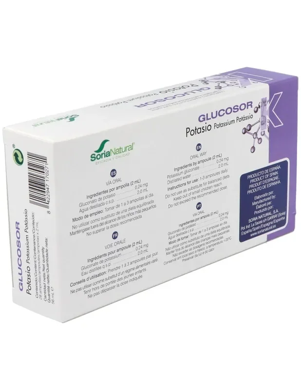 Soria Natural Glucosor Potasio 28X2Ml