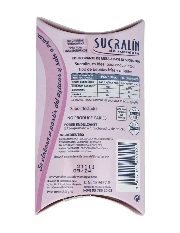 Sucralin Endulzante 150Comp