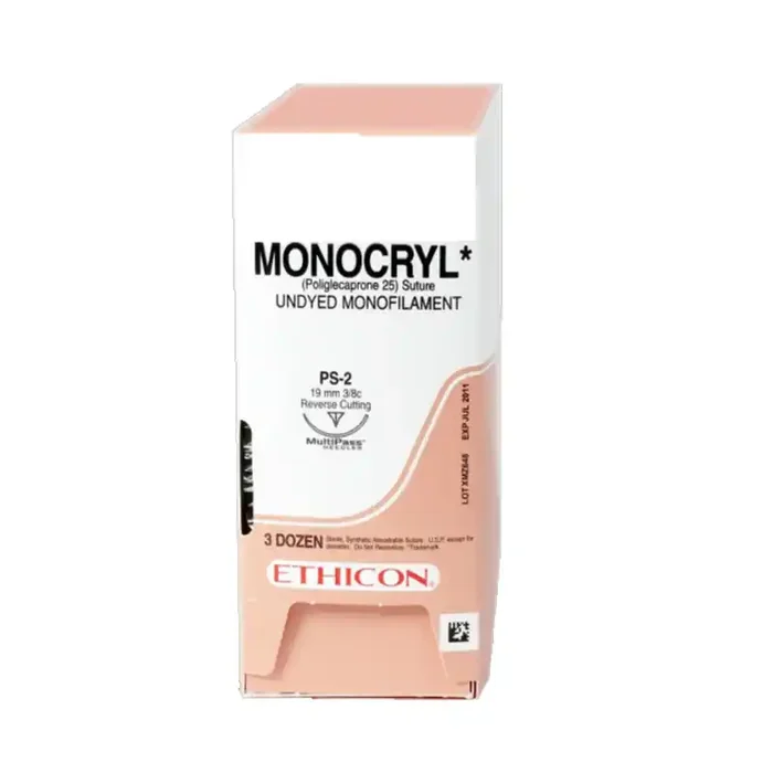 Sutura monocryl 3/0 ref w3207 caja 12 uds
