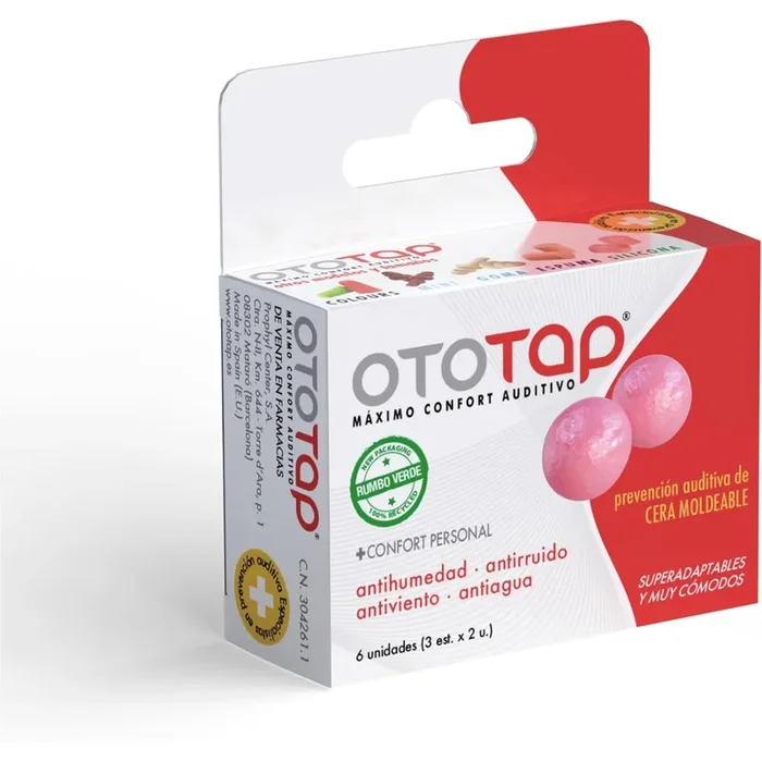 Tapones Ototap Cera 6 Unidades
