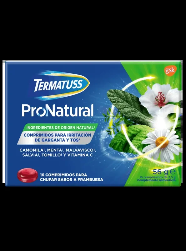 TERMATUSS PRONATURAL 16 COMPRIMIDOS PARA CHUPAR