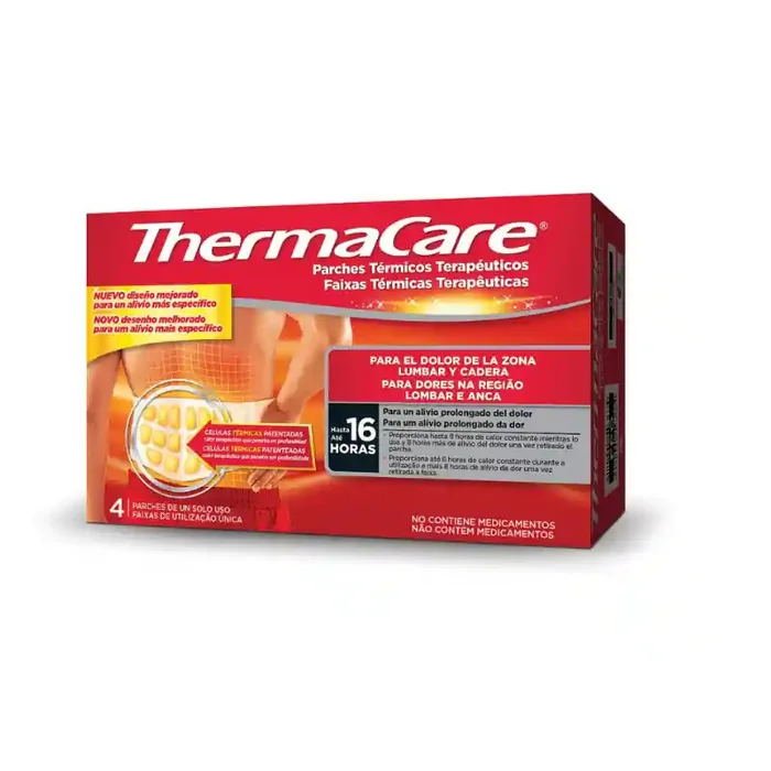 Thermacare lumbar cadera 4 uds