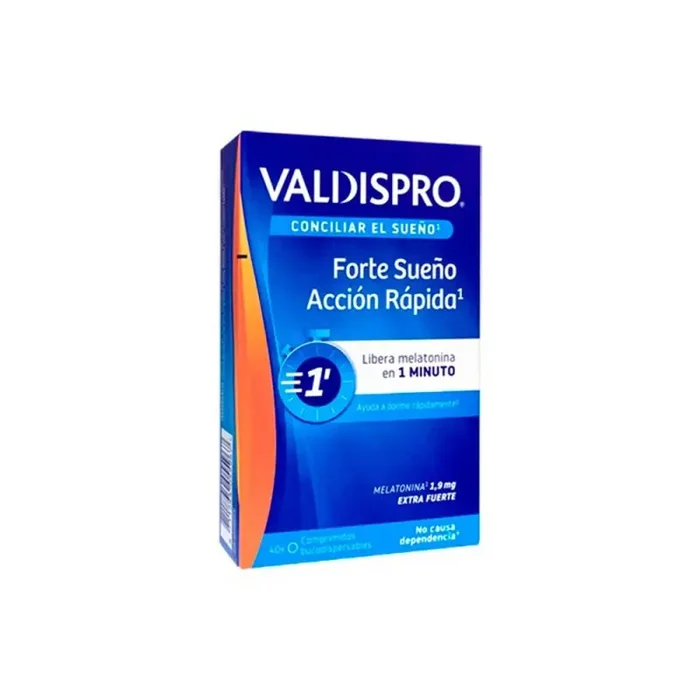 Valdispro Forte Accion Rapida 40 Comprimidos